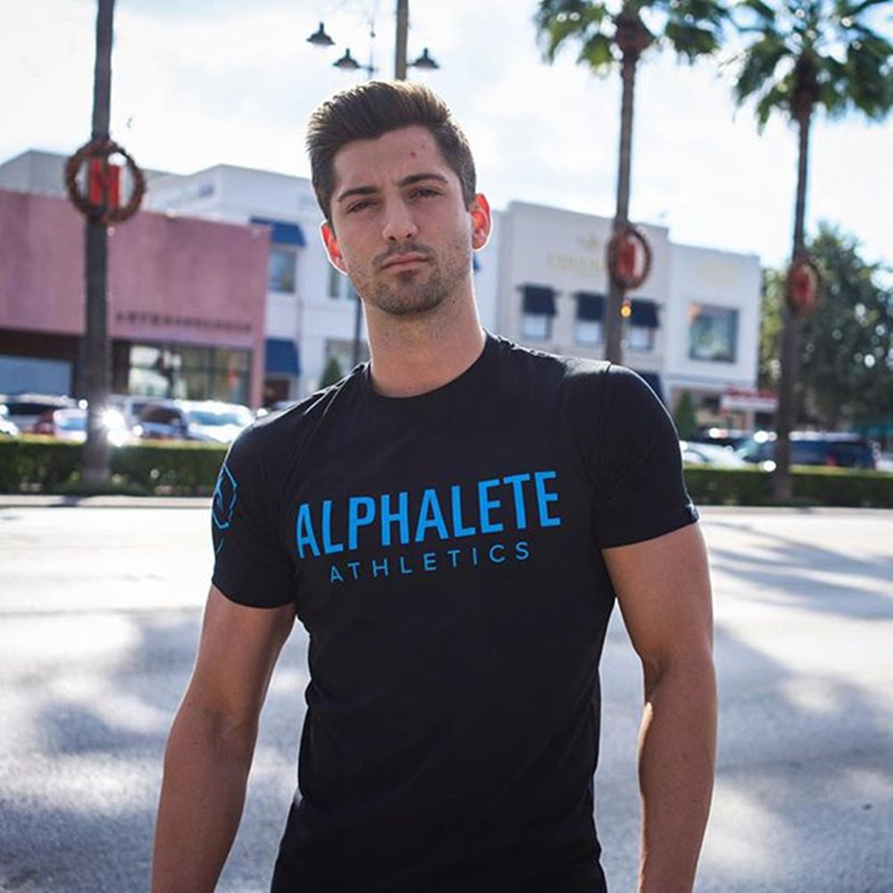 New Cotton Casual Print T-shir - Crossfit Male ulasan dan harga