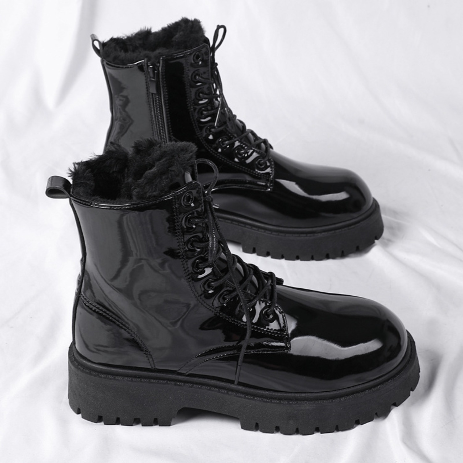 Men's warm plush high-top boot - Crossfit Outdoor ulasan dan harga