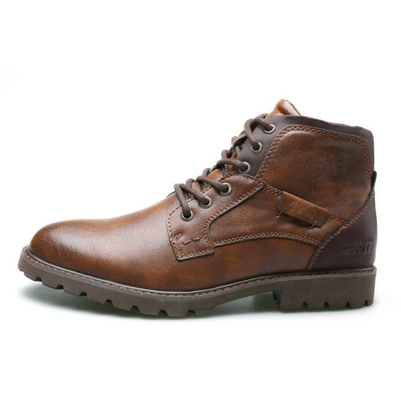 2026 Leather Men Ankle Boots P - Crossfit Outdoor ulasan dan harga