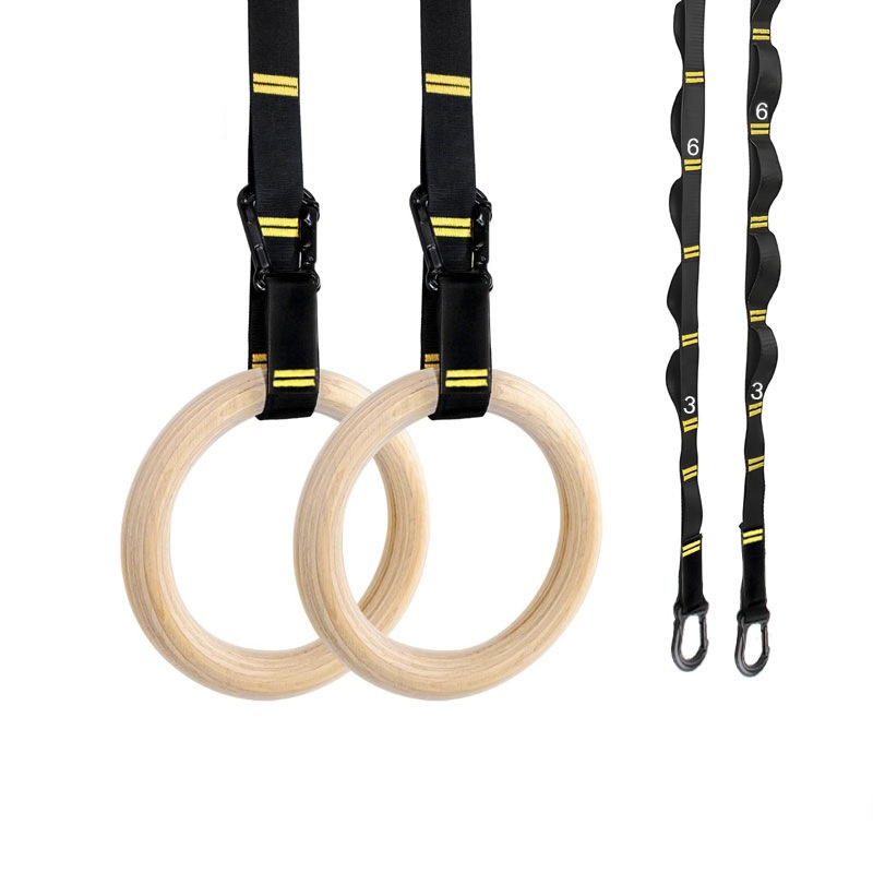 28mm 32mm Pull-up Gymnastics R - Gymnastic Ring Wood ulasan dan harga